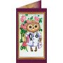 Bead embroidery kit postcard Abris Art AO-099 Happy Medical Day 2