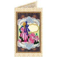 Bead embroidery kit postcard Abris Art AO-123 Gift for the beloved