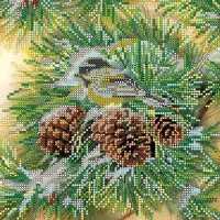 Pattern for beading Abris Art AC-070 Frosty morning