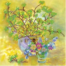 Pattern for beading Abris Art AC-085 Spring bouquet