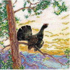 Pattern for beading Abris Art AC-094 Wood grouse