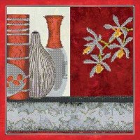 Pattern for beading Abris Art AC-127 Rosso