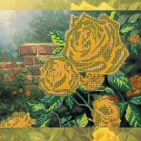 Pattern for beading Abris Art AC-166 Tea roses