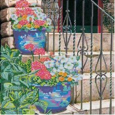 Pattern for beading Abris Art AC-257 Pot at the entrance-2