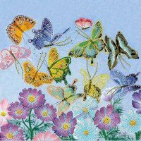 Pattern for beading Abris Art AC-270 Dance of butterflies
