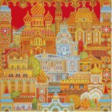Pattern for beading Abris Art AC-298 City painted