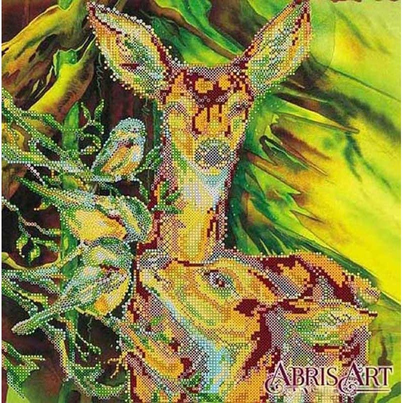 Pattern for beading Abris Art AC-310 Forest guests