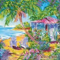 Pattern for beading Abris Art AC-352 Tropical paradise