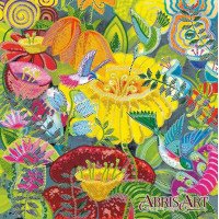 Pattern for beading Abris Art AC-366 Tropical morning