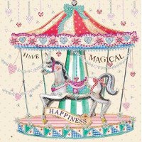 Pattern for beading Abris Art AC-549 Carousel of Happiness