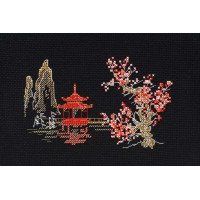 Набір для вишивки хрестиком Абріс Арт АН-098 Японія-2