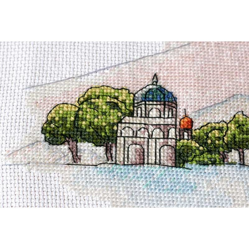 Набор для вышивки крестом Абрис Арт АН-110 Красочные купола
