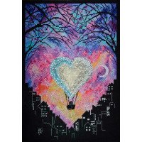 Cross stitch kit Abris Art AH-174 Love is in the sky