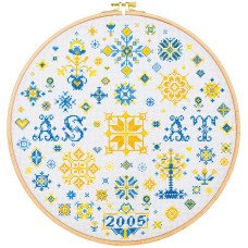 Cross stitch kit Abris Art AH-194 Family sampler