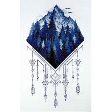 Cross stitch kit Abris Art AH-242 Silver land