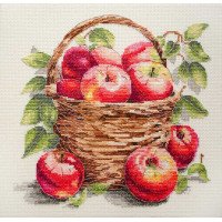 Cross stitch kit Abris Art AH-250 Poured apples