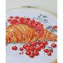 Cross stitch kit Abris Art AH-285 Croissant with currants