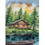Cross stitch kit Abris Art AH-286 Silence in the forest
