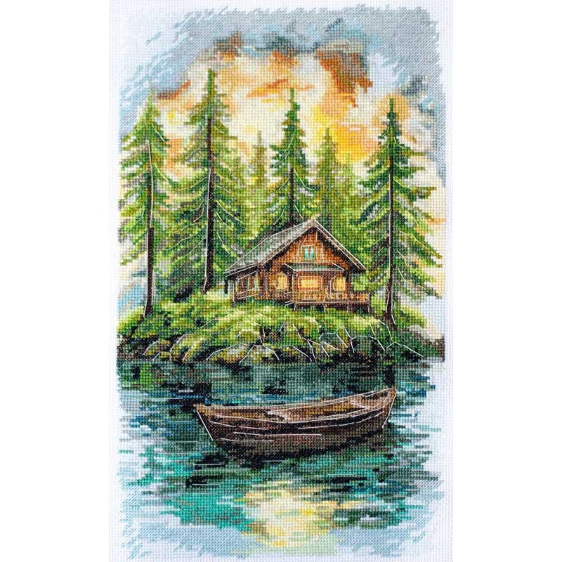 Cross stitch kit Abris Art AH-286 Silence in the forest