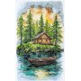 Cross stitch kit Abris Art AH-286 Silence in the forest