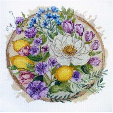 Cross stitch kit Abris Art AH-287 Flower Moment