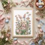 Cross stitch kit Abris Art AH-316 Bunny waiting for Easter
