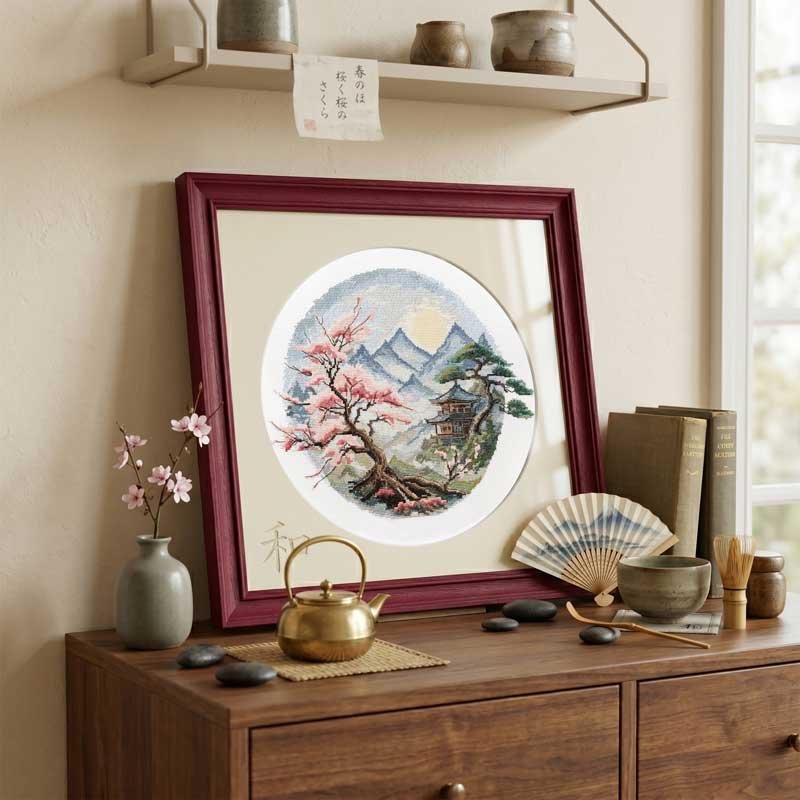 Набір для вишивки хрестиком Абріс Арт АН-319 Тихе місце