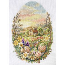 Набор для вышивки крестом Абрис Арт АН-322 Пасхальное чудо