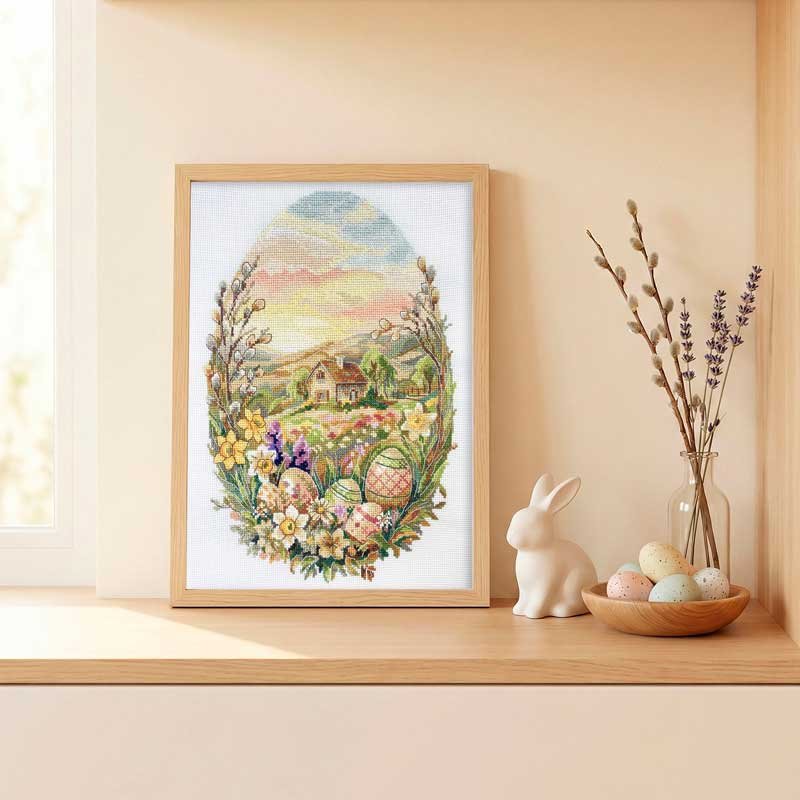 Набор для вышивки крестом Абрис Арт АН-322 Пасхальное чудо