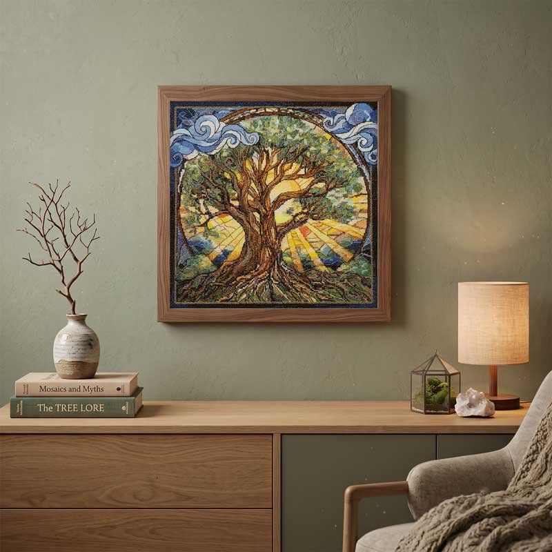 Cross stitch kit Abris Art AH-333 Tree of Eternity