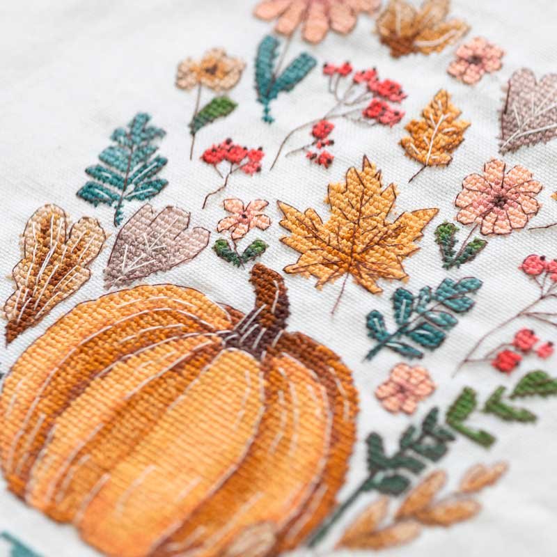 Набір для вишивки хрестиком шопера Абріс Арт АНВ-006 Осінь вже тут