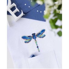 Cross stitch kit for clothes Abris Art AHO-016 Dragonfly-1