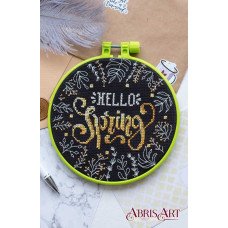 Набір-мініатюра для вишивання хрестиком Абріс Арт АНМ-012 Весна