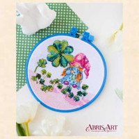 Cross stitch miniature set Abris Art AHM-051 Good luck in your hands