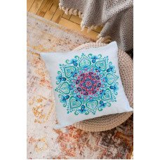 Cross Stitch Pillow Kit Abris Art AHP-003 Mandala