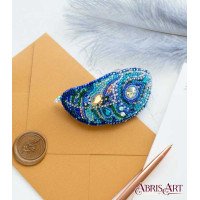 Набор для вышивки бисером украшения для волос на натуральном художественном холсте Абрис Арт ADH-002 Взмах