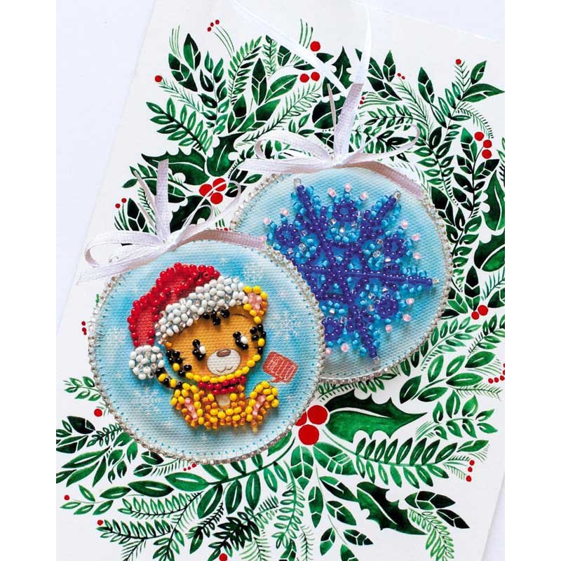 Kit New Year decorattion for embroidery Abris Art ABT-024 Tiger cub