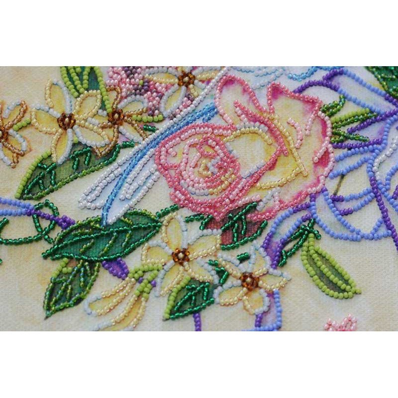 MICRObead embroidery kit Abris Art ABM-007 Doves