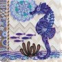 Mid-sized bead embroidery kit Abris Art AMB-008 At the bottom of the sea