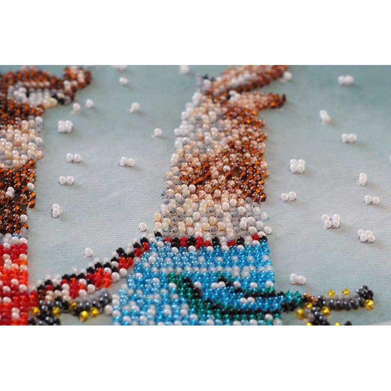 Mid-sized bead embroidery kit Abris Art AMB-036 Tandem