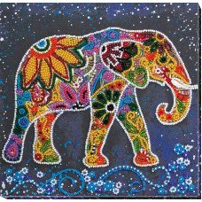 Набір-міді для вишивки бісером Абріс Арт АМВ-046 Індійський слон