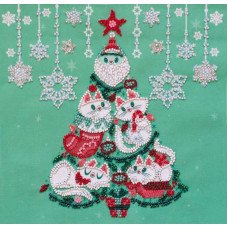 Mid-sized bead embroidery kit Abris Art AMB-083 Absorbed