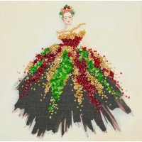 Набор-миди для вышивки бисером Абрис Арт АМВ-098 Цветной танец