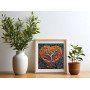 Mid-sized bead embroidery kit Abris Art AMB-119 Warm feelings