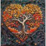 Mid-sized bead embroidery kit Abris Art AMB-119 Warm feelings