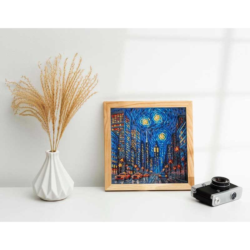 Mid-sized bead embroidery kit Abris Art AMB-121 Rhythm of life