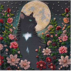 Набір-міді для вишивки бісером Абріс Арт АМВ-136 Не спиться