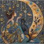 Mid-sized bead embroidery kit Abris Art AMB-151 I Will Paint the Stars for You