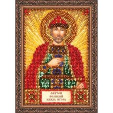 Набор для вышивки бисером именной мини-иконы Святой Игорь Абрис Арт ААМ-007