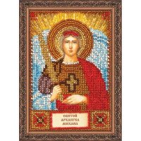 The kit for a bead stiching mini icons of saints Saint Michael Abris Art AAM-010